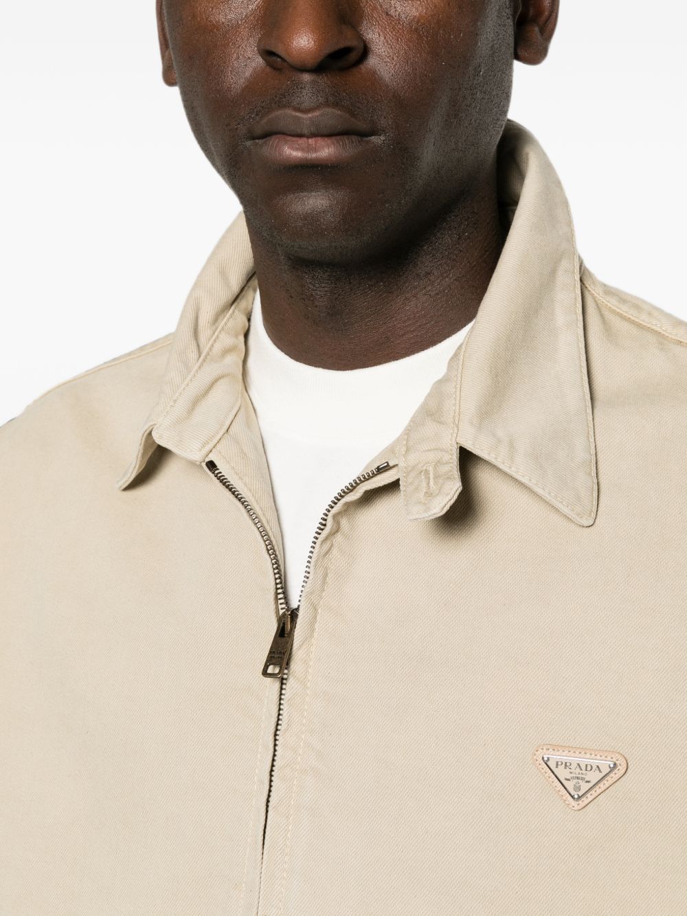 Old denim blouson jacket GEB3161954 S-OOOF0630 PRADA