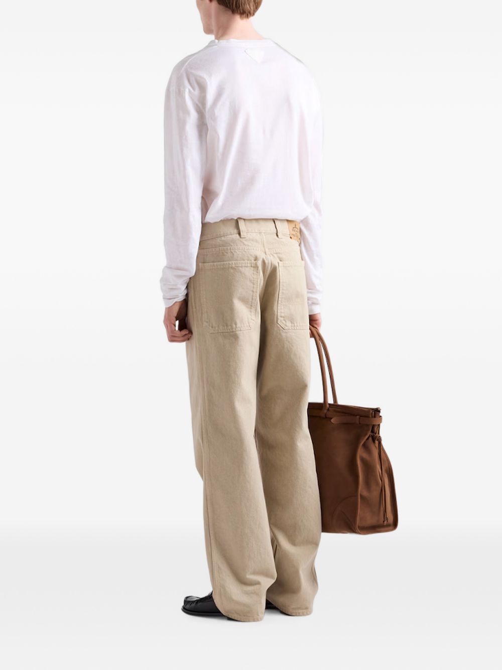 Five-pocket old denim jeans GEP4461954 S-UMOF0630 PRADA