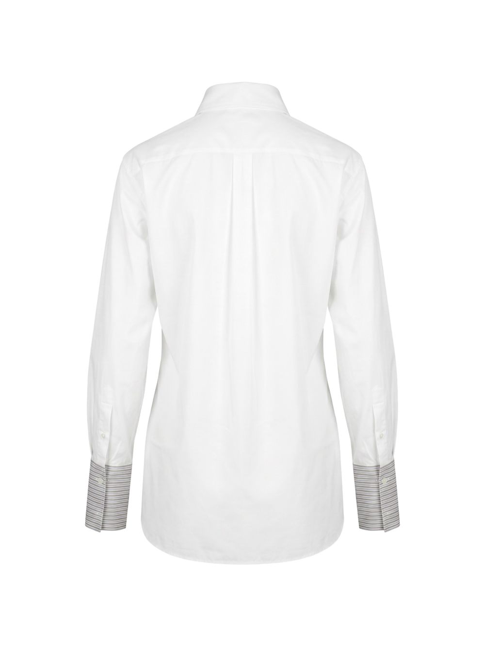 Poplin shirt with detachable scarf P470JR6283 S-OOOF0009 PRADA
