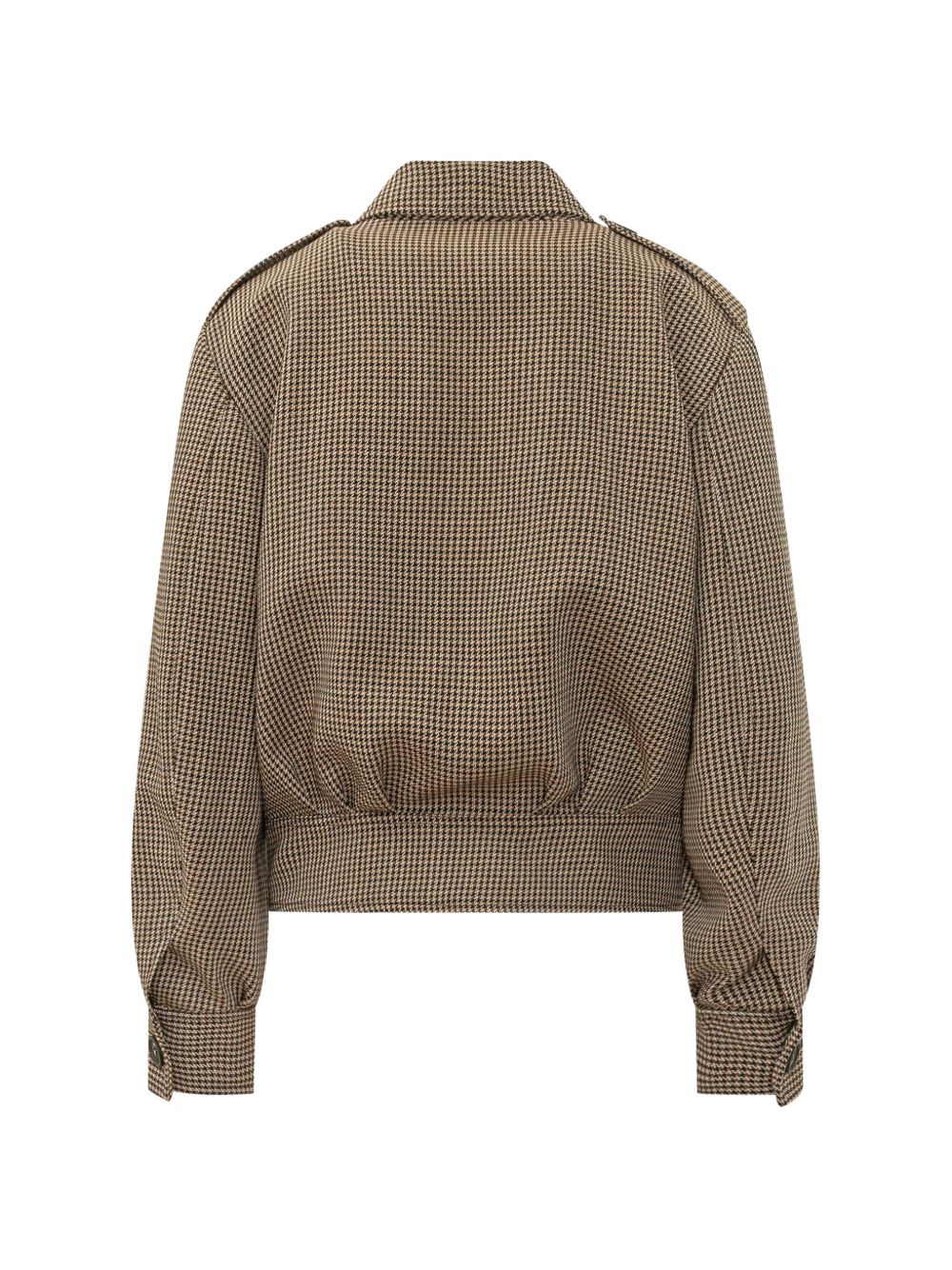 CRIS houndstooth-pattern belted jacket SWJ0153 TWF01248030 SEAFARER