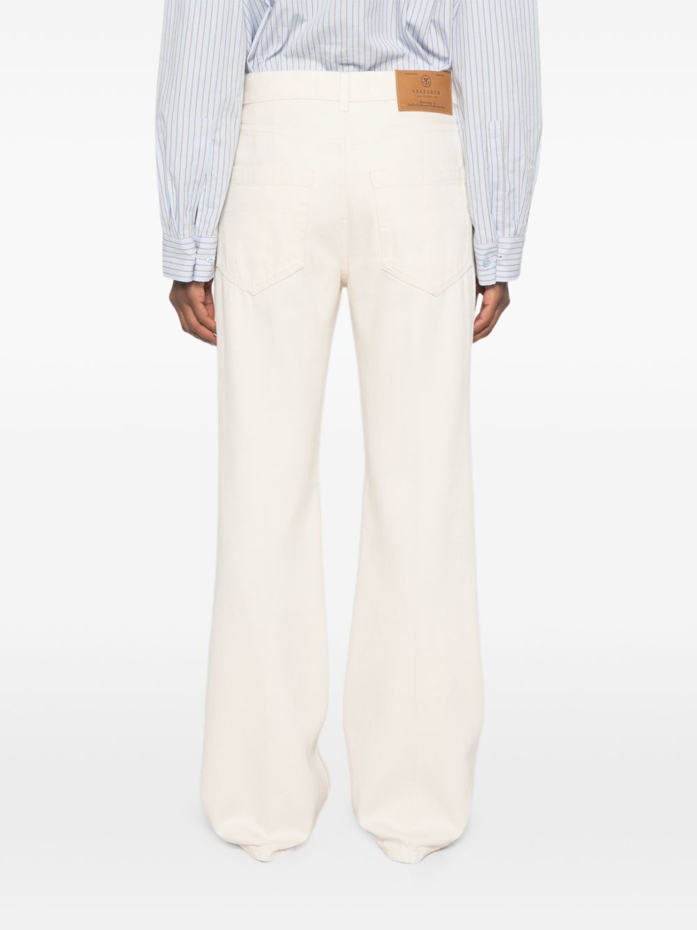 Wide-leg jeans with appliqué SWP0082 TCF01529030 SEAFARER