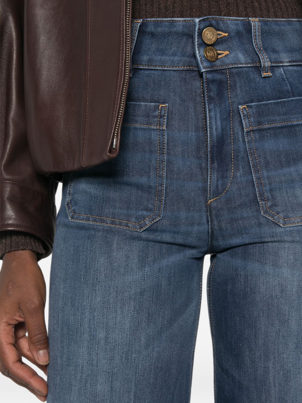 Wide-leg jeans with patch pocket SWP0102 TDS00195999 SEAFARER