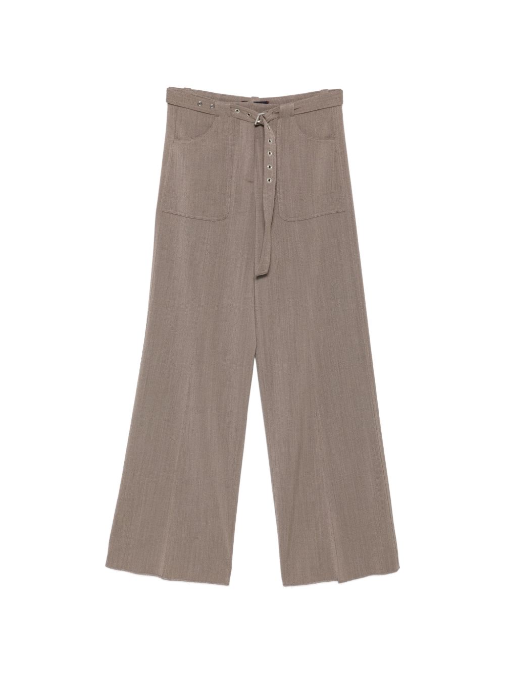 TRIESTE belted wide-leg trousers SWP0157 TWS00178015 SEAFARER
