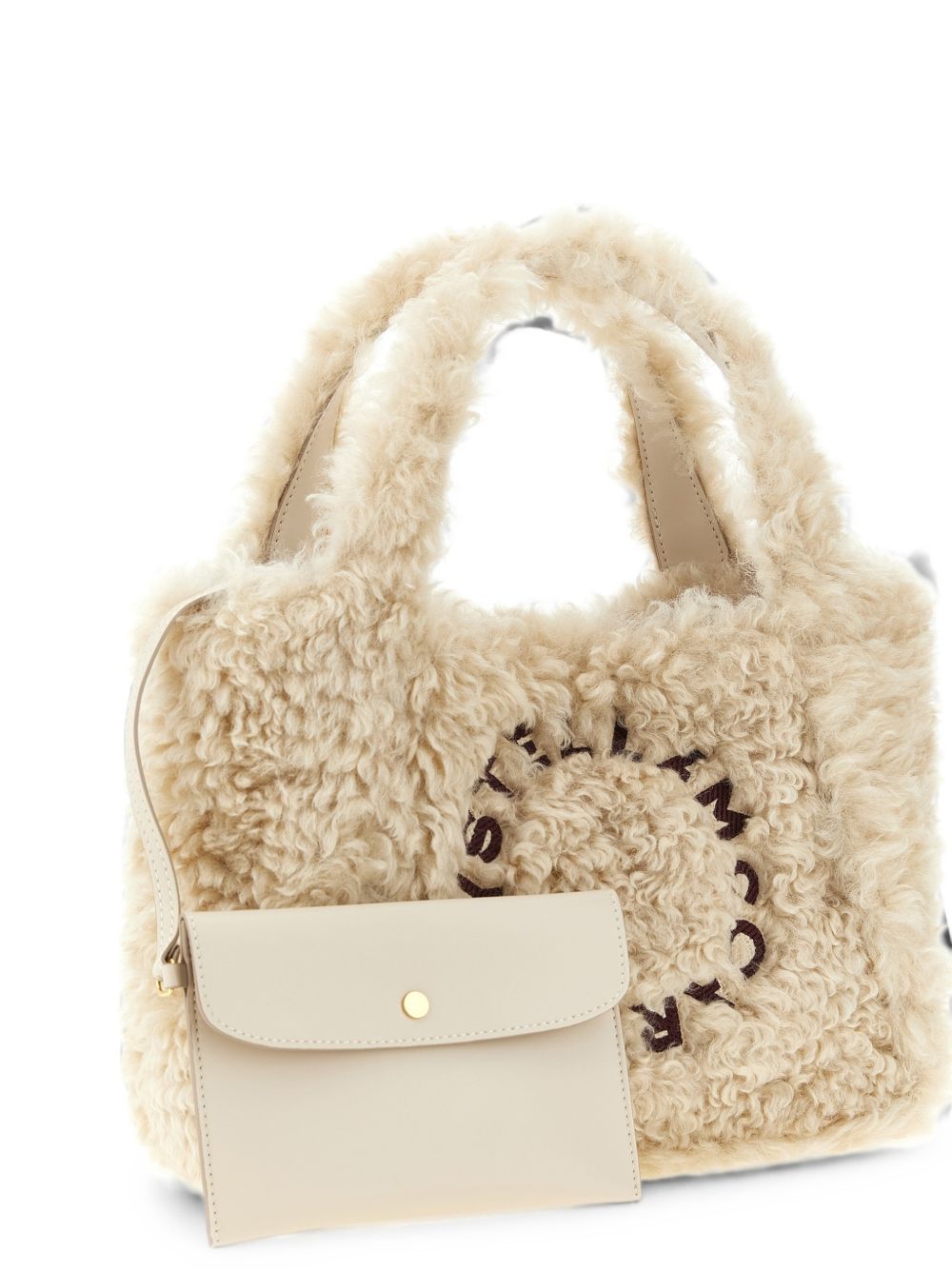 Teddy-effect tote bag 513860 WP07479561 STELLA McCARTNEY