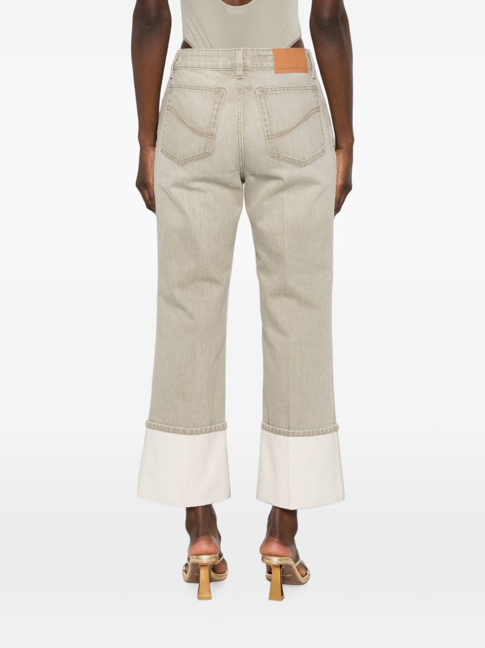 Turn-up cropped denim jeans 6D0499 3SQH671429 STELLA McCARTNEY