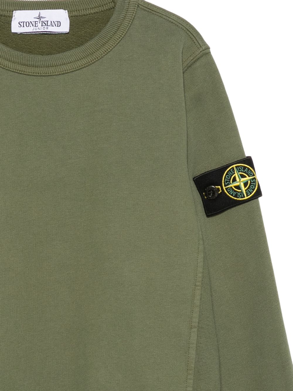 Compass logo-patch sweatshirt L2S166100001 S0A20V005G STONE ISLAND KIDS