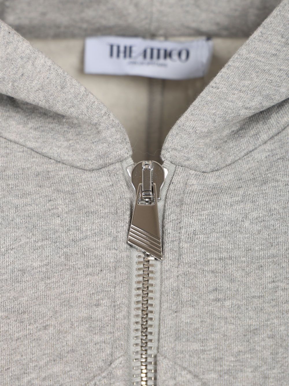 logo-embroidered zip-up hoodie 261WCF00026 JJF003AA183 THE ATTICO