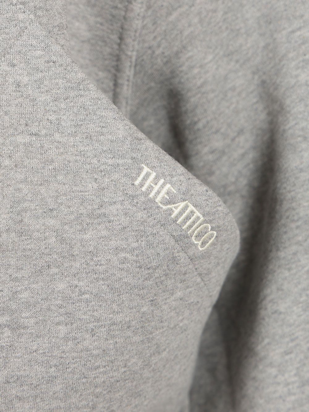 logo-embroidered zip-up hoodie 261WCF00026 JJF003AA183 THE ATTICO