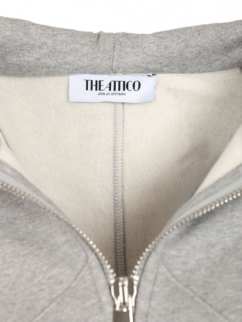 logo-embroidered zip-up hoodie 261WCF00026 JJF003AA183 THE ATTICO
