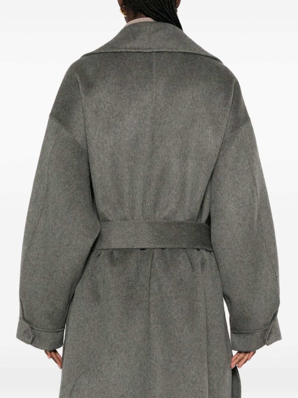 ISSEN wool trench coat COFS22686103 GREY THE FRANKIE SHOP