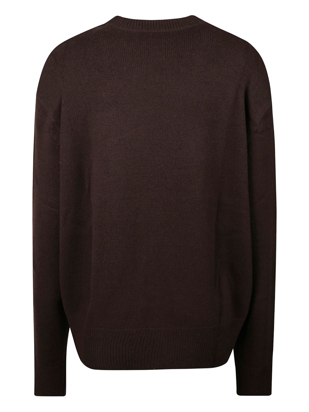 Rafaela padded-knit sweater KNFS21174201 DARK BROWN THE FRANKIE SHOP