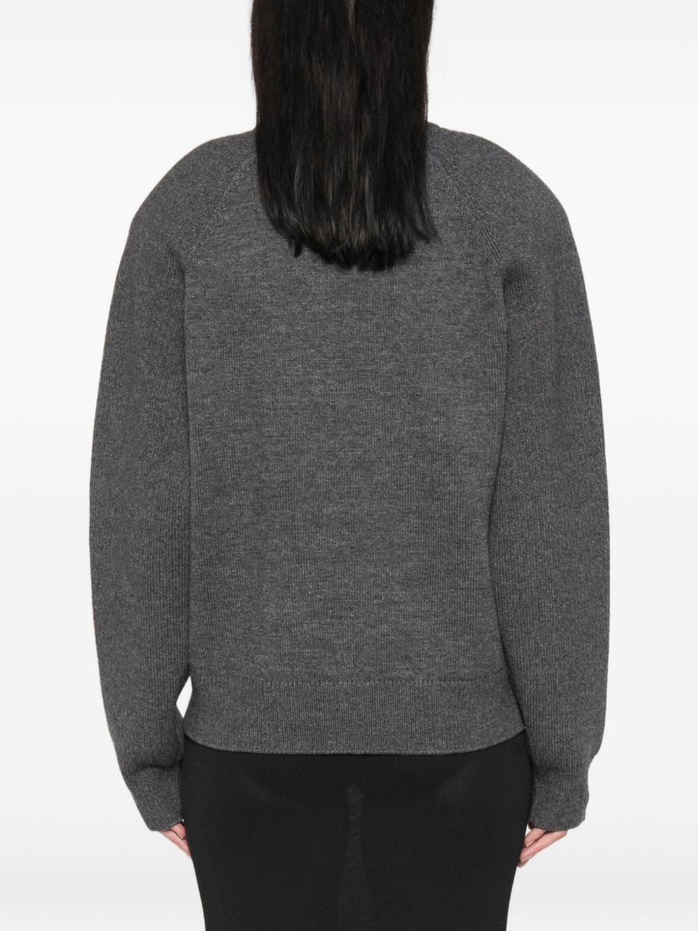 LINA padded sweater KNFS22809101 DARK GREY THE FRANKIE SHOP