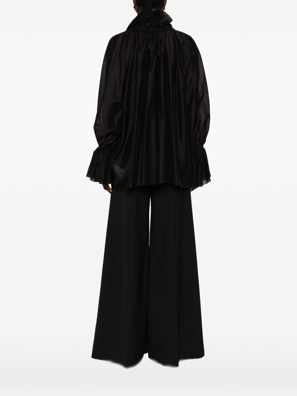 ESTELLE ruffled high-neck blouse TLW04027T0161LNTP T0002 THE LATEST