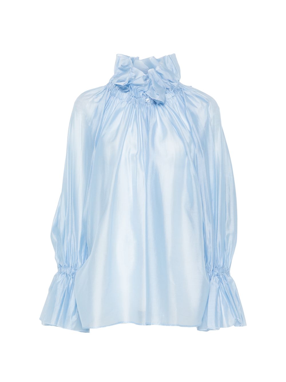 ESTELLE ruffled high-neck blouse TLW04027T0161LNTP T0028 THE LATEST