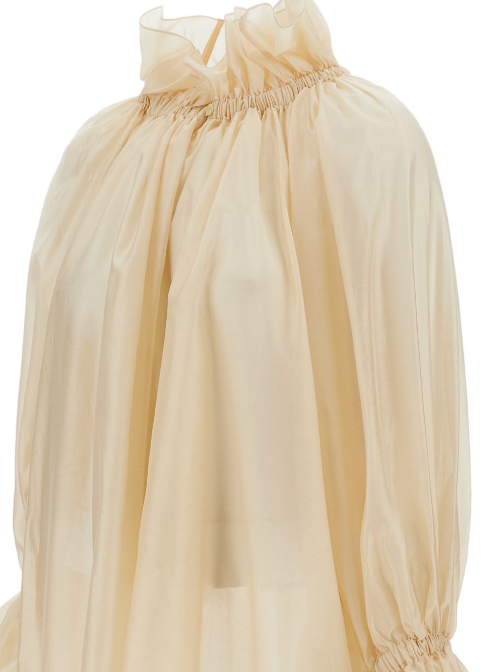 ESTELLE ruffled high-neck blouse TLW04027T0161LNTP T0343 THE LATEST