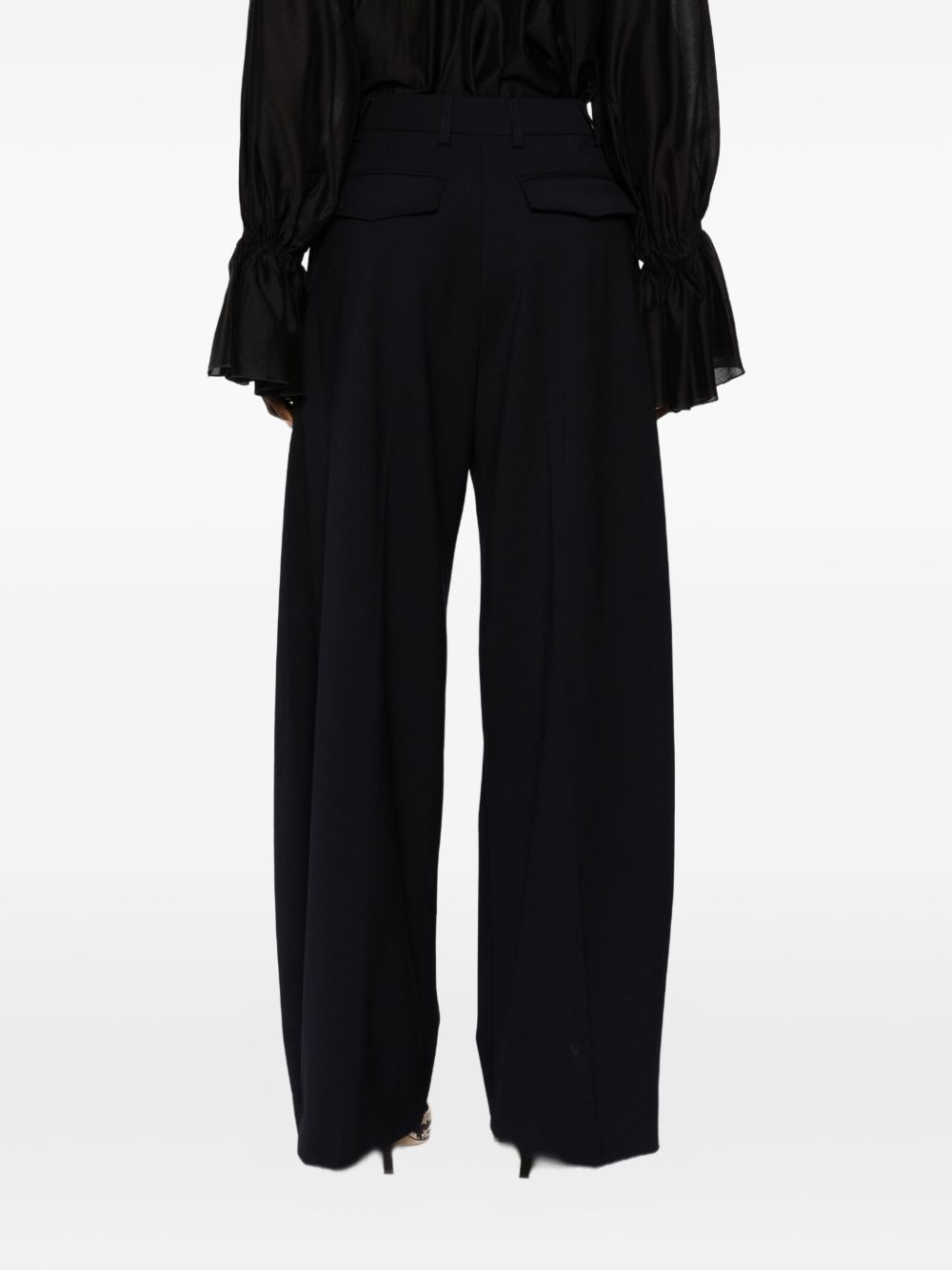 E-BILLIE pleated tailored trousers TLWE3111W0206ABTP T0457 THE LATEST