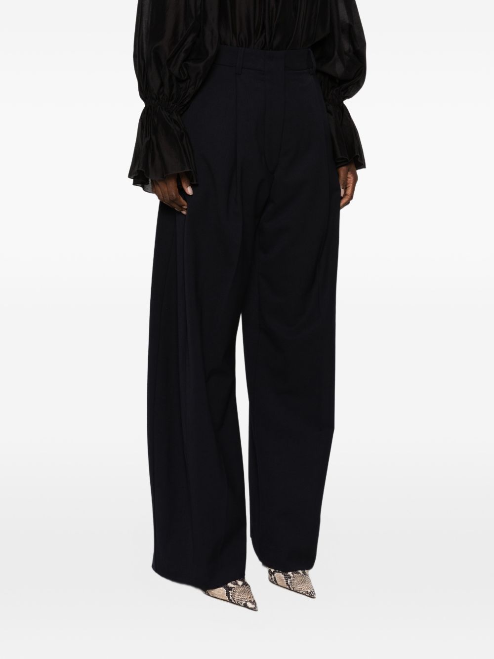 E-BILLIE pleated tailored trousers TLWE3111W0206ABTP T0457 THE LATEST
