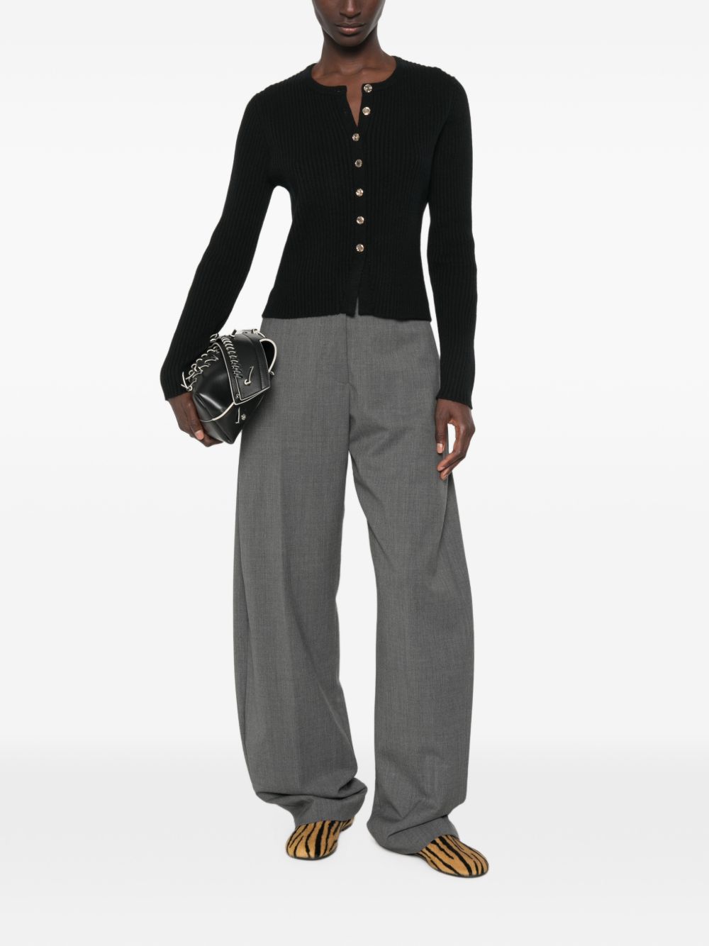 DINA GABARDINE TROUSERS TLWE3122W0206ABTP T0379 THE LATEST