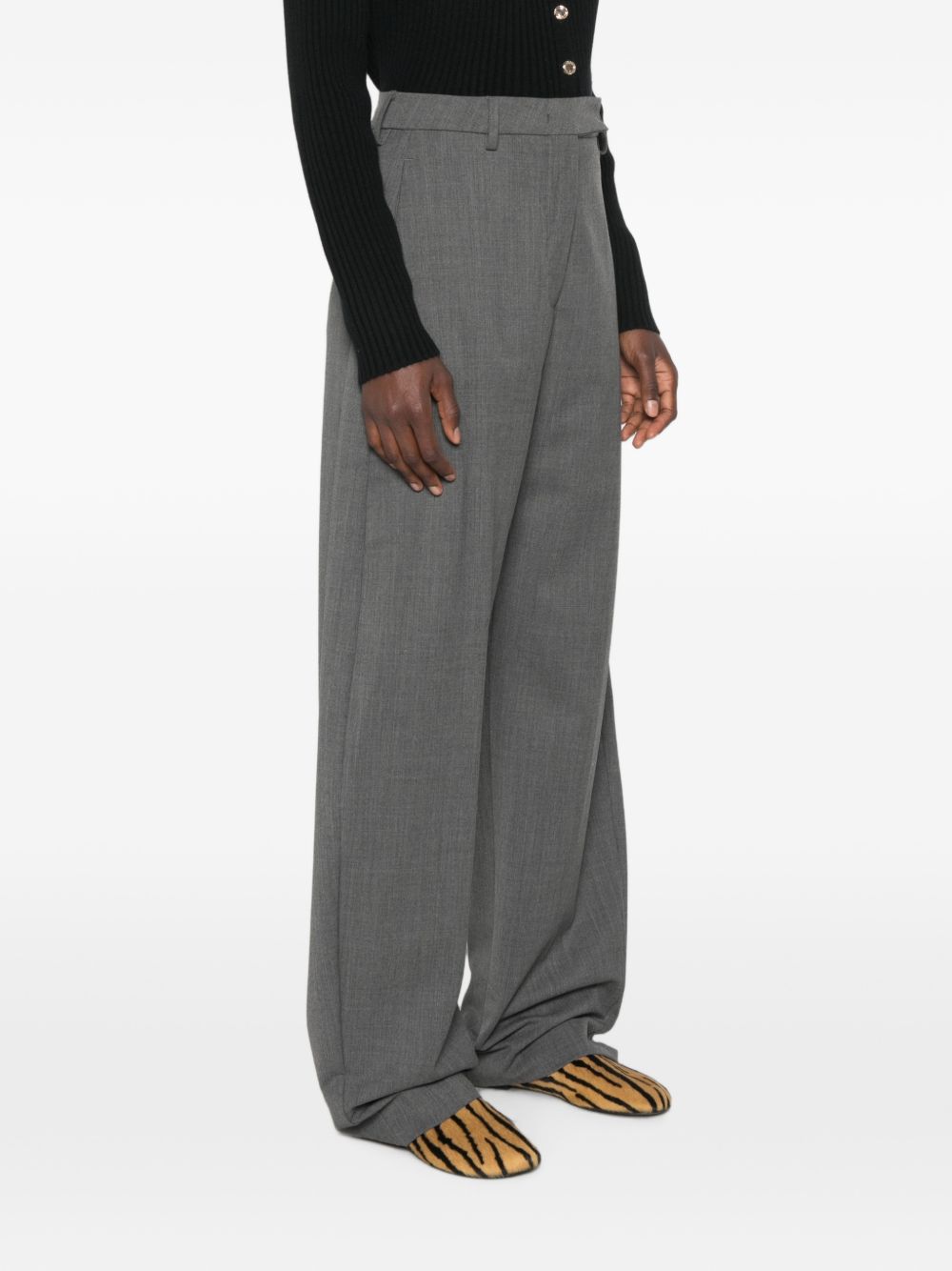 DINA GABARDINE TROUSERS TLWE3122W0206ABTP T0379 THE LATEST
