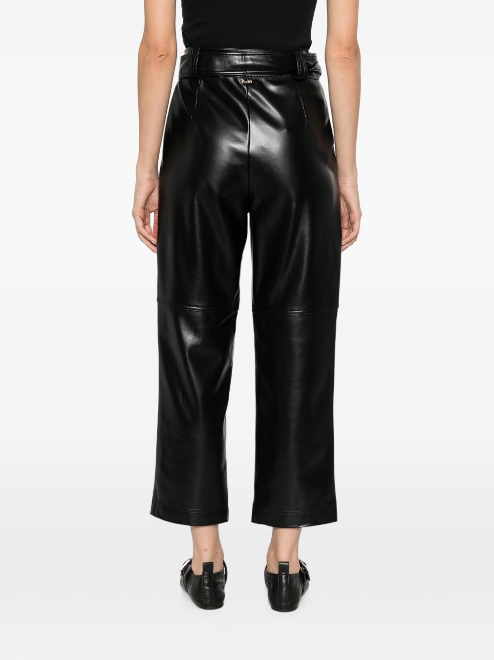 Faux leather trousers with belt 262TP2051 S1688300006 TWINSET