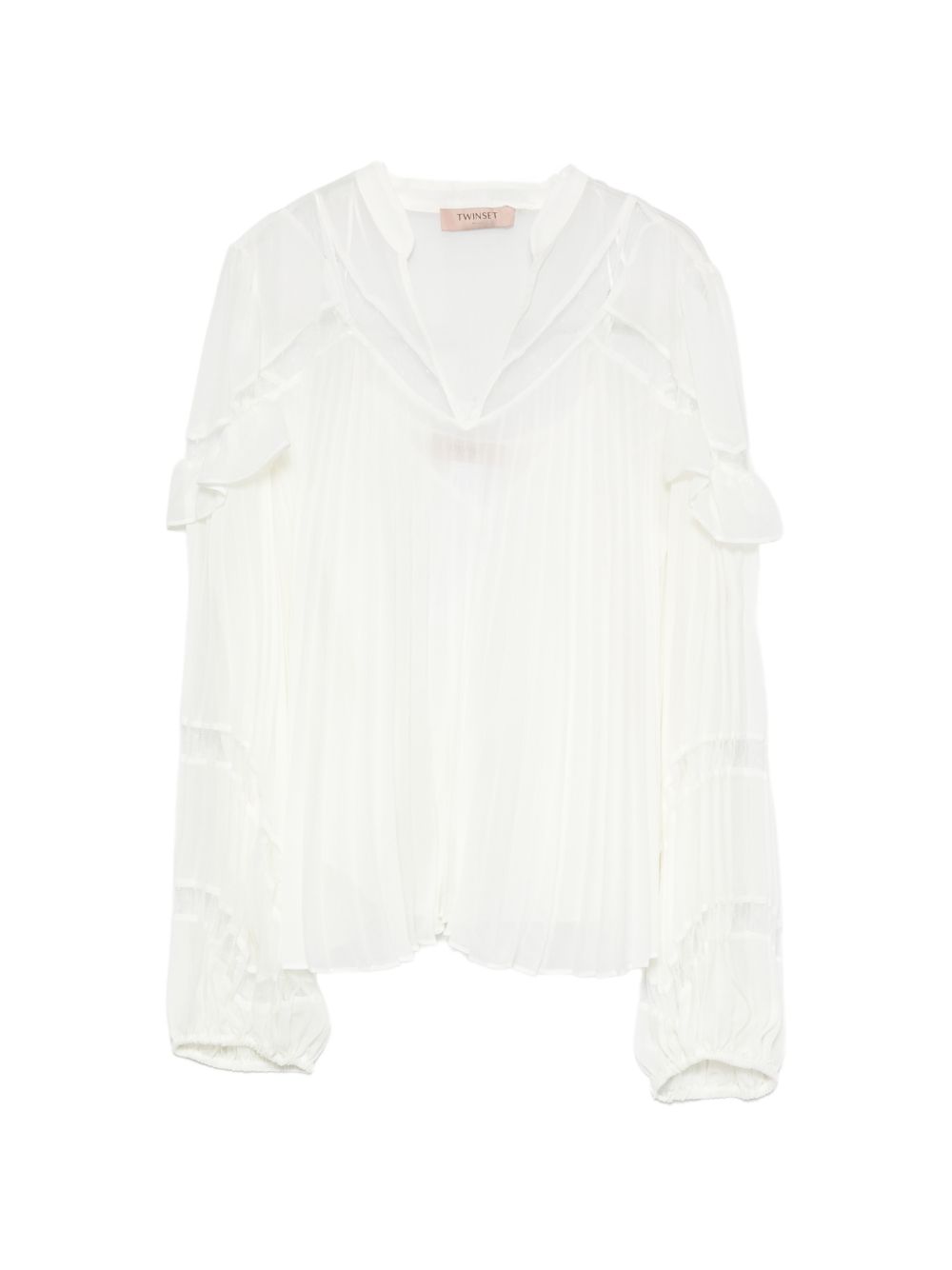 Pleated ruffled blouse 262TP2693 S2212100059 TWINSET