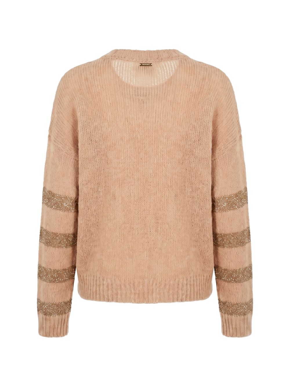 Alpaca blend striped jumper 262TP3530 S2219013825 TWINSET