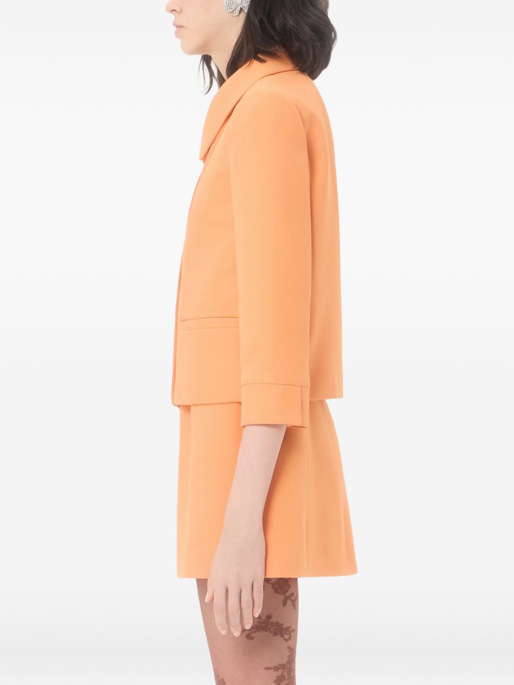 Crepe Couture jacket with jewel button 9B3CE3Y01CF 136 VALENTINO GARAVANI