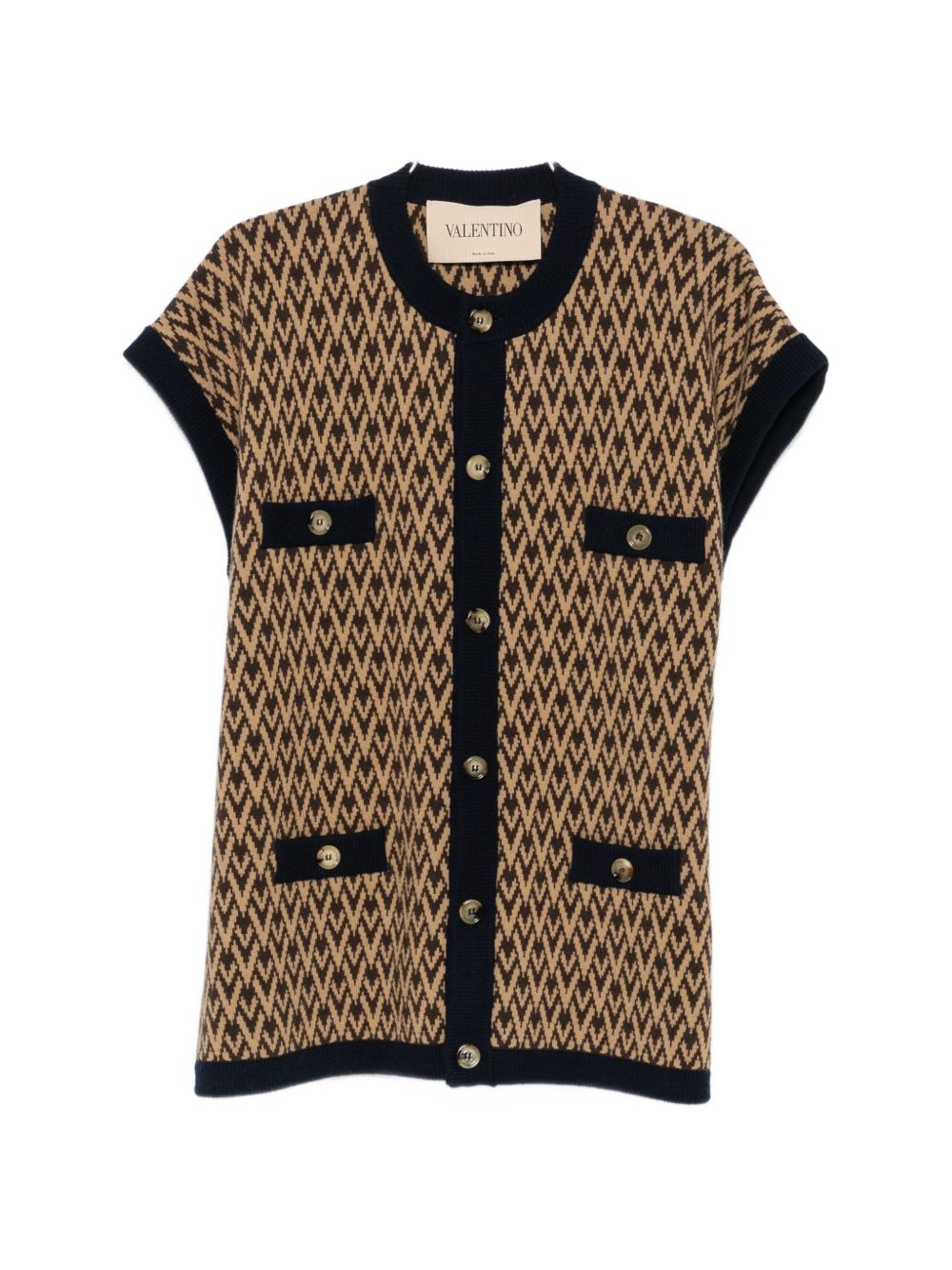 Toile Iconographe button-up cardigan 9V3KA06MAR1 0PF VALENTINO GARAVANI