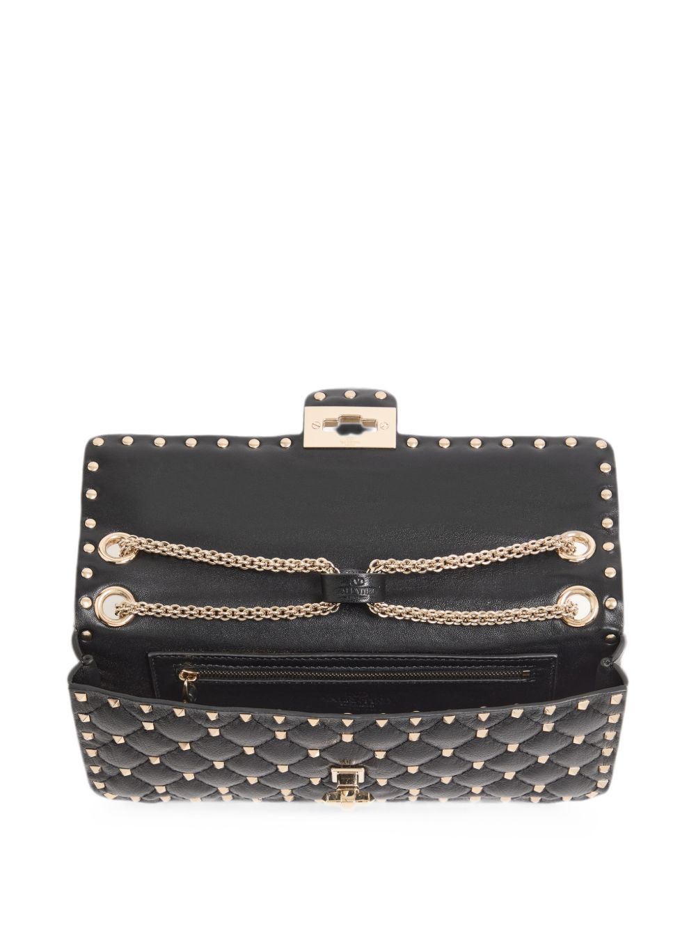 Rockstud Spike medium shoulder bag 9W0B0T95VFQ 0NO VALENTINO GARAVANI