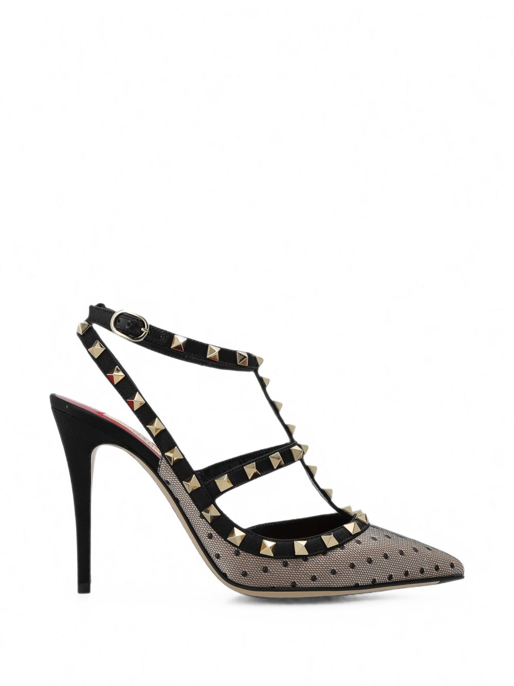 Rockstud lace pump with straps 9W0S0393WEH 5HZ VALENTINO GARAVANI