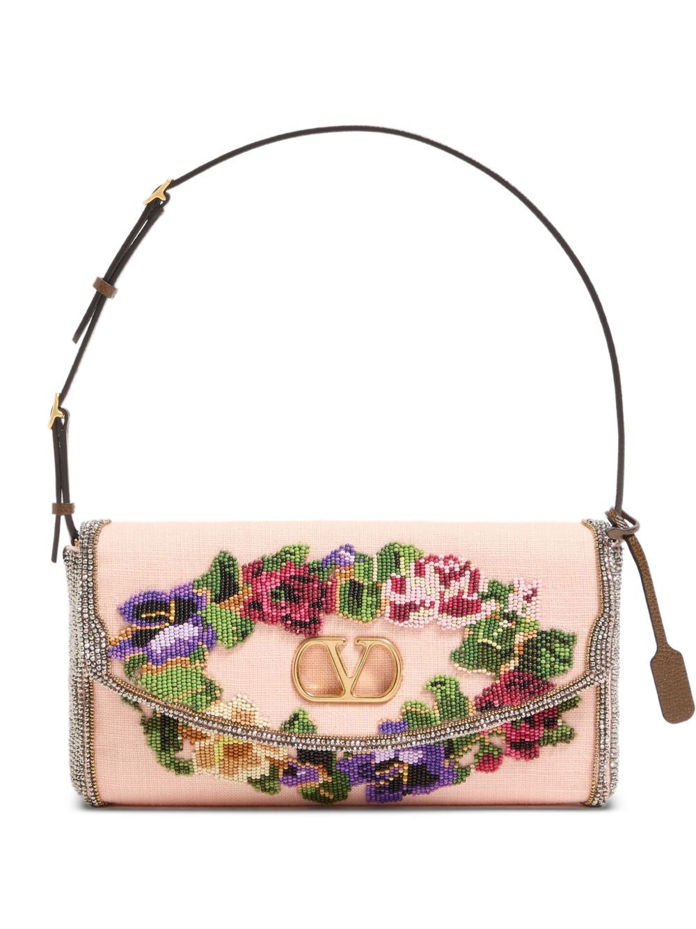 Devain Embroidered Small Shoulder Bag 9W2B0T32LBH AR2 VALENTINO GARAVANI