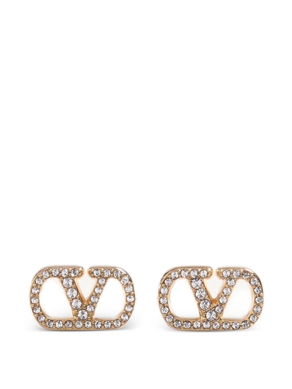 Vlogo Signature Earrings In Metal And Swarovski® Crystals 9W2J0BV8YCW 9MN VALENTINO GARAVANI