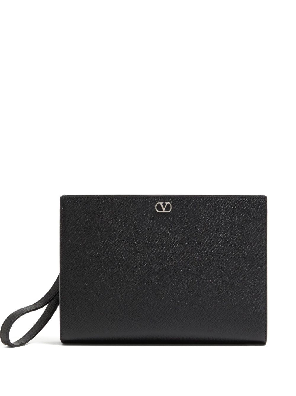 VLogo Signature Grainy Calfskin Pouch 9Y2P0AN7UAG 0NO VALENTINO GARAVANI