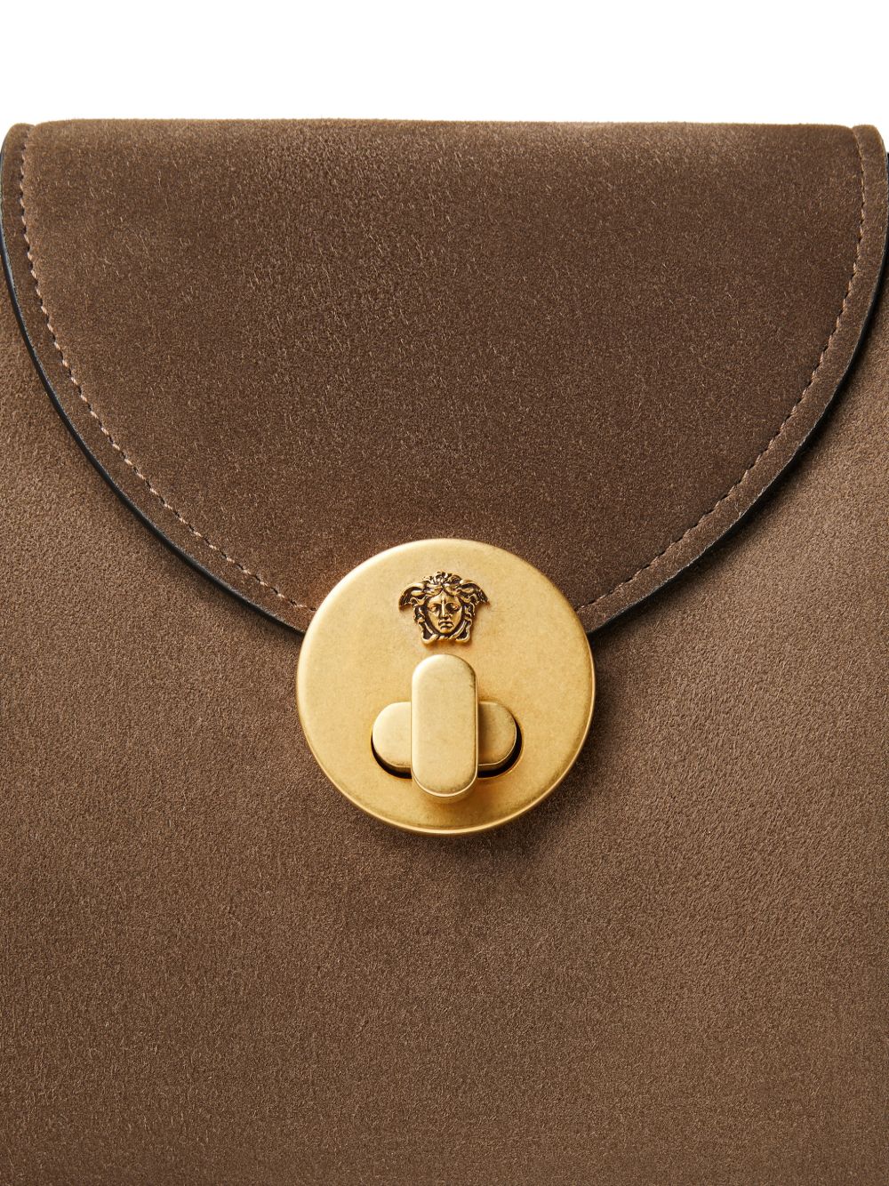 Vivian small suede East/West shoulder bag 1024545 1A185281NN1J VERSACE
