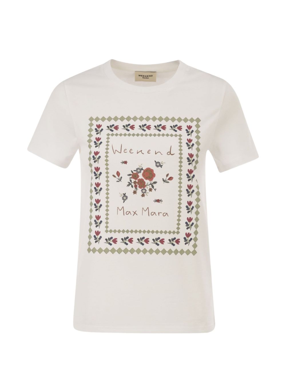 Printed crew-neck T-shirt 2625976041 WKDEDISON005 WEEKEND MAX MARA