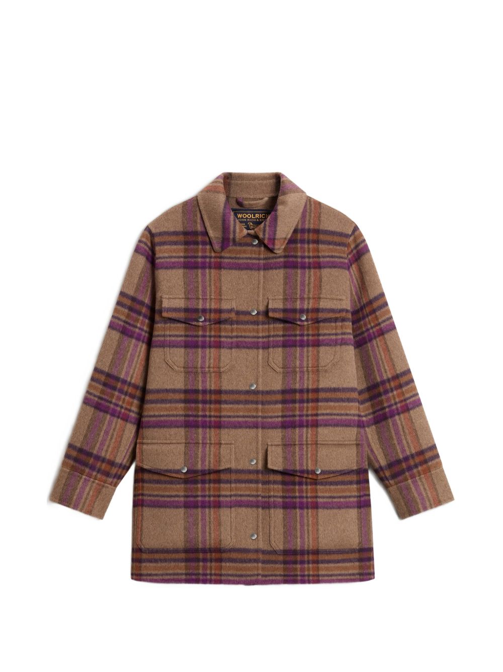 Snap-button pocket coat CFWWOS2037FRUT5417 7451 WOOLRICH