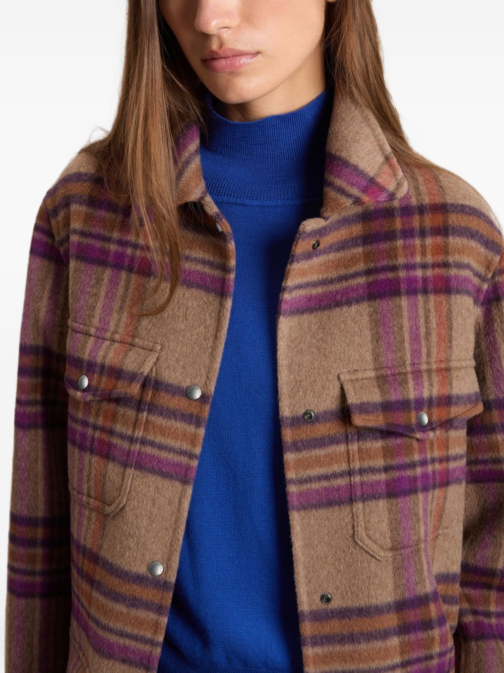 Snap-button pocket coat CFWWOS2037FRUT5417 7451 WOOLRICH