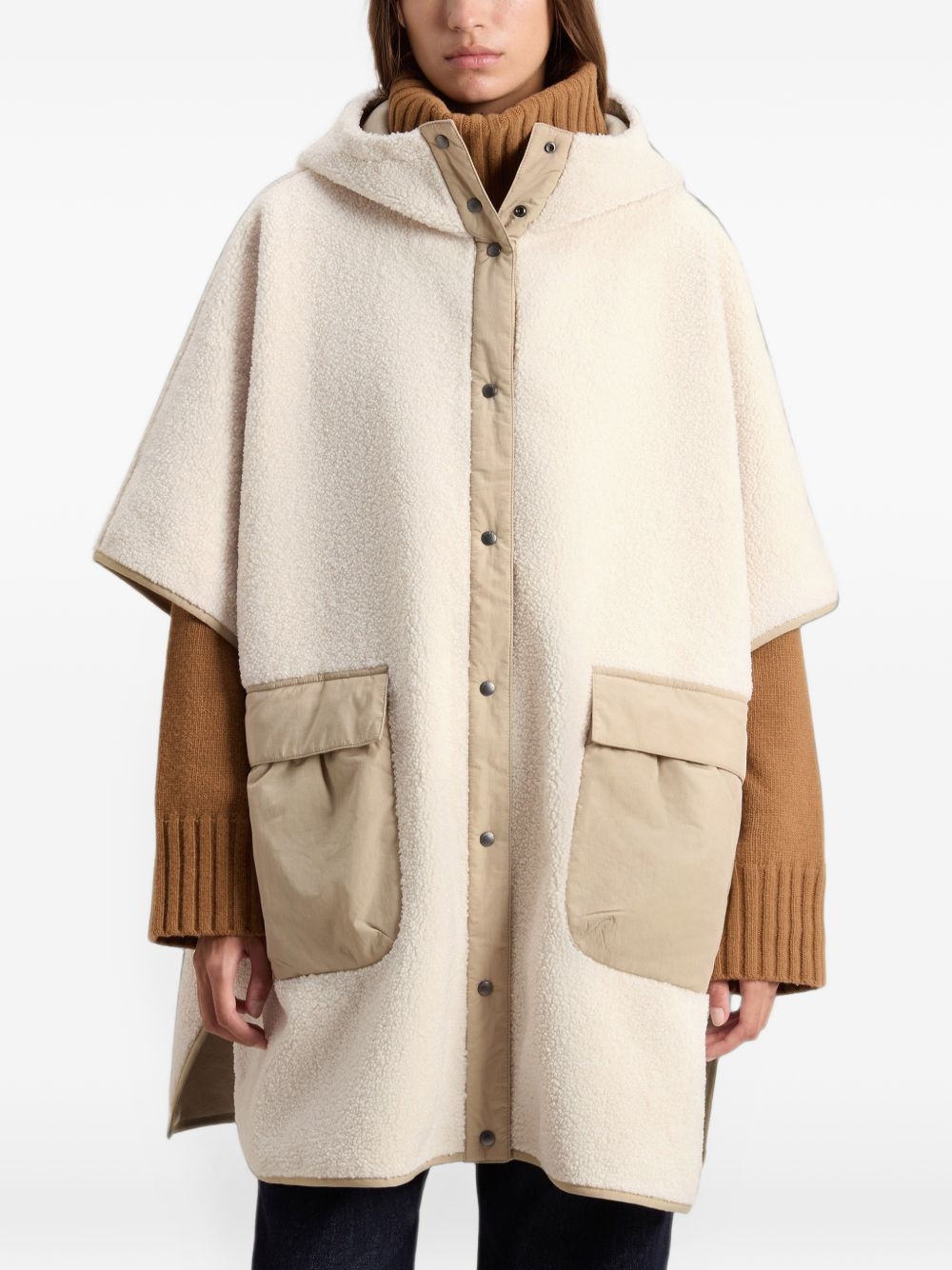 Women's hooded cape CFWWTS2002FRUT5521 8743 WOOLRICH
