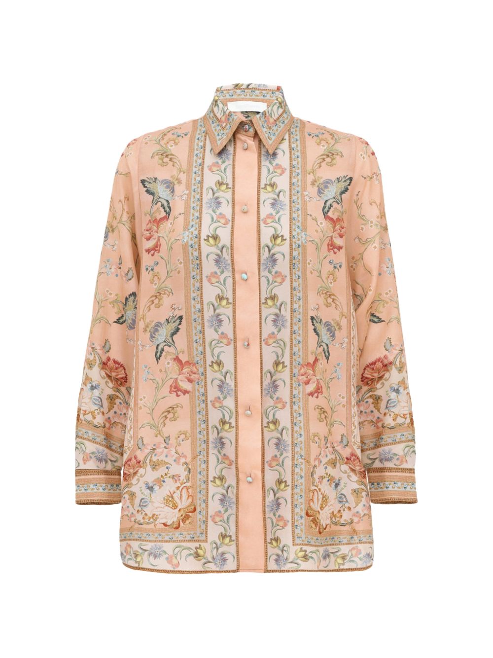 Roselight Floral Shirt 6882TSS264 PTPF ZIMMERMANN