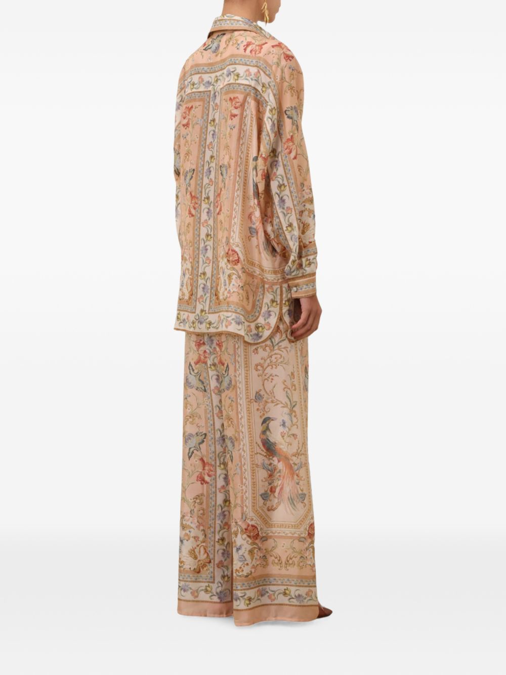 Roselight Floral Shirt 6882TSS264 PTPF ZIMMERMANN