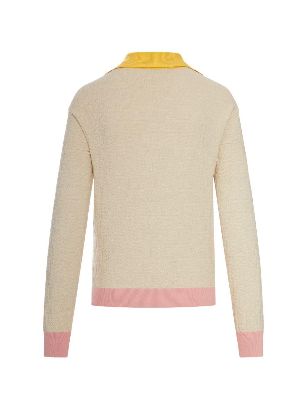 cotton and silk jumper FZXE95 AW4SF0WC4 FENDI