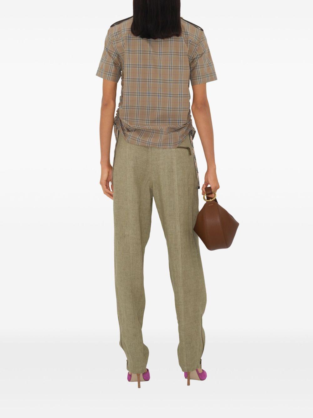 Checkered cotton shirt<BR/><BR/><BR/> 8107968 C2044 BURBERRY