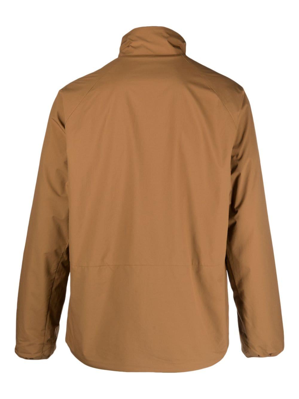 Caramel brownhigh neck jacket JK-23AU007 SNOW PEAK