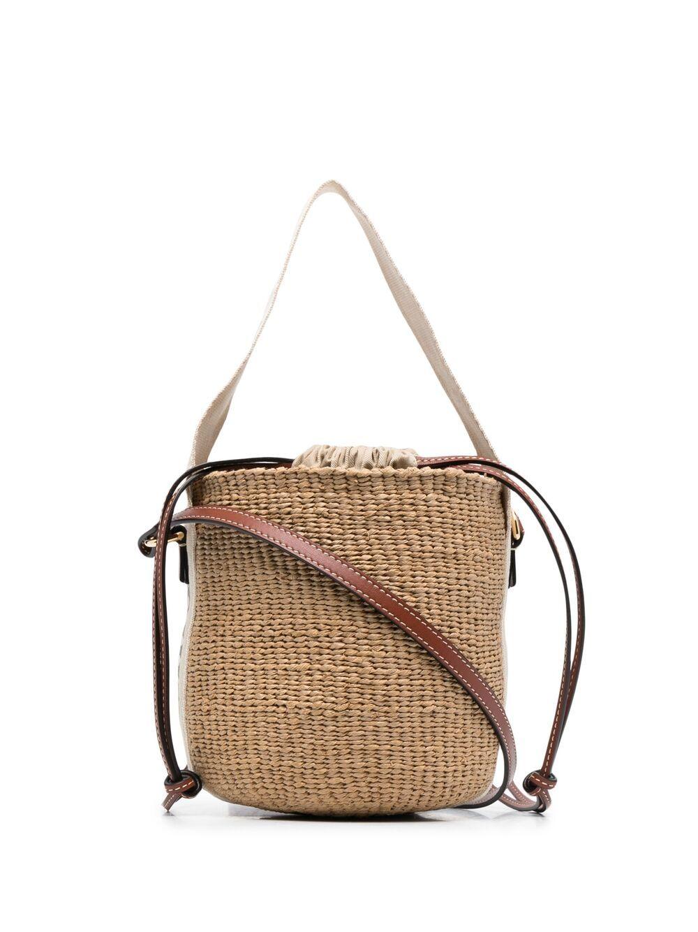 Woody small basket bag CHC22SS381G55 101 CHLOÉ