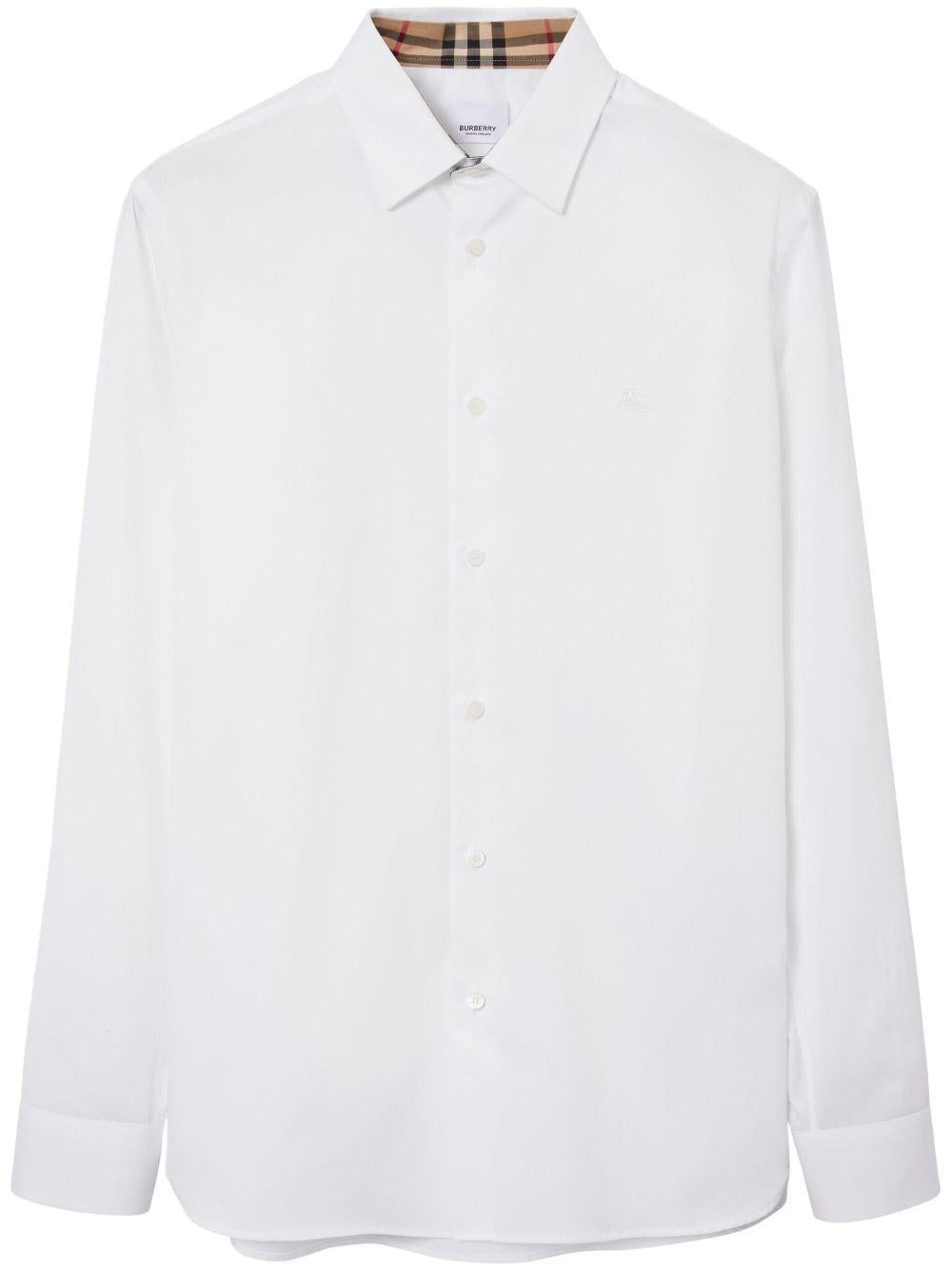 Long-sleeved button-up cotton shirt<BR/><BR/><BR/> 8071465 A1464 BURBERRY