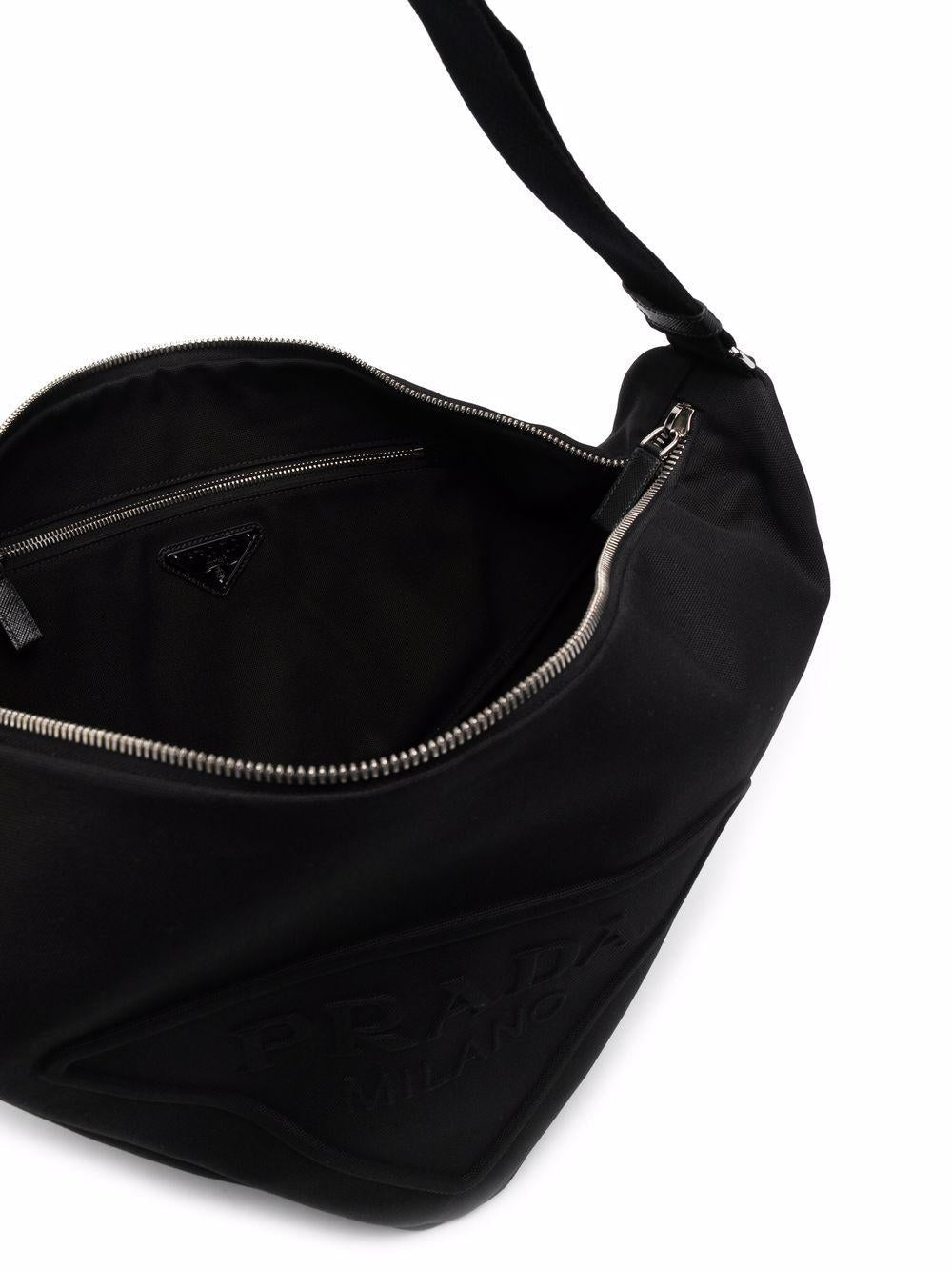Black Triangle logo-embossed tote bag 010 V OLO 2VY007 F0002 PRADA