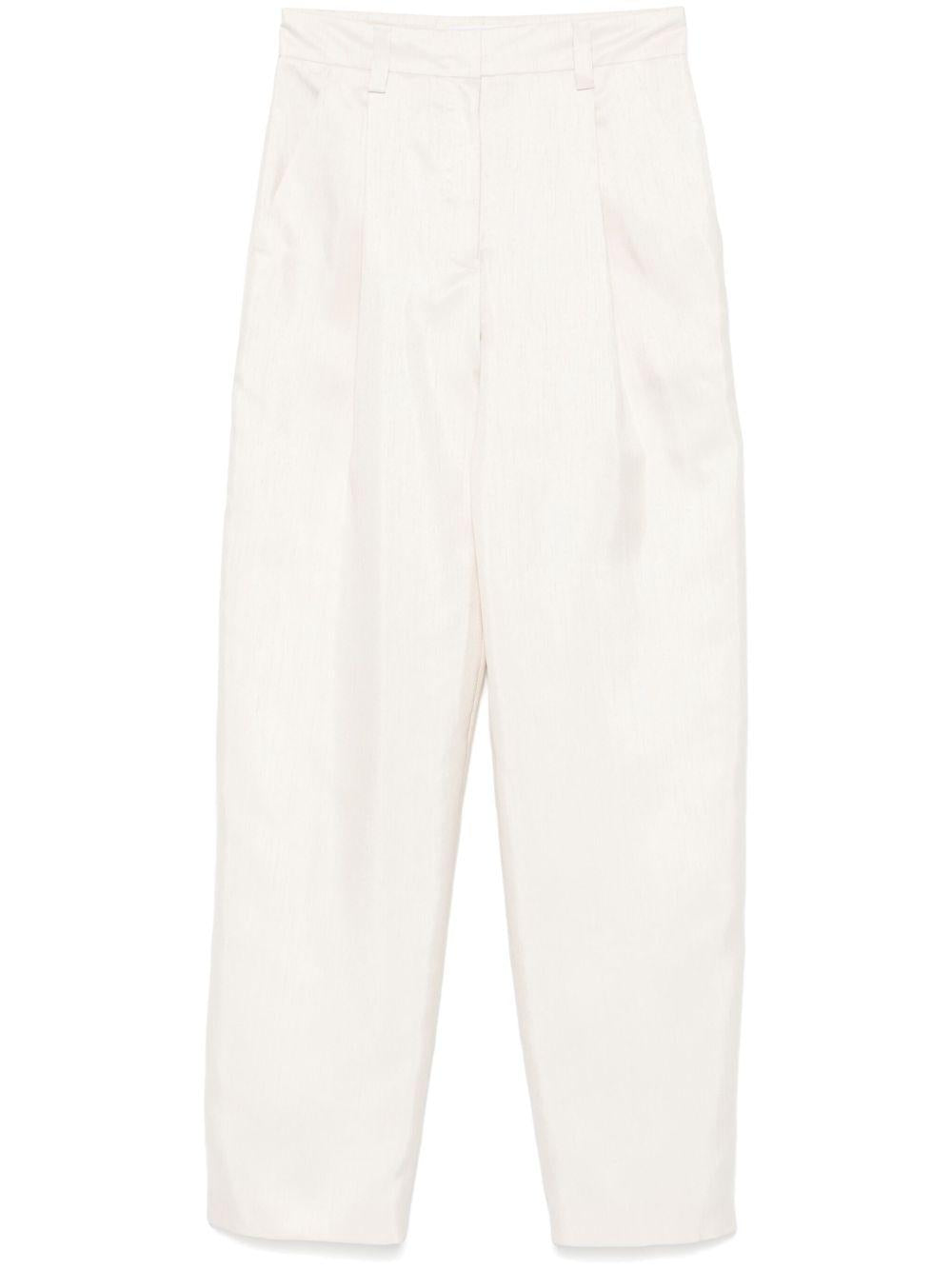 Textured trousers 78AAA109 N0511716 GENNY