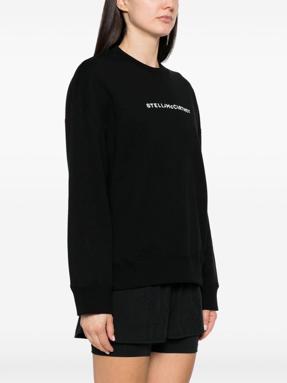 Logo-print cotton sweatshirt 6J0263 3SPY501000 STELLA McCARTNEY