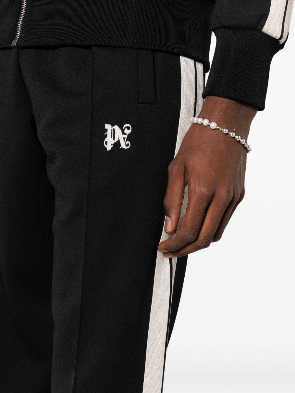 Stripe detailing trousers PMCJ020R24FAB001 1003 PALM ANGELS