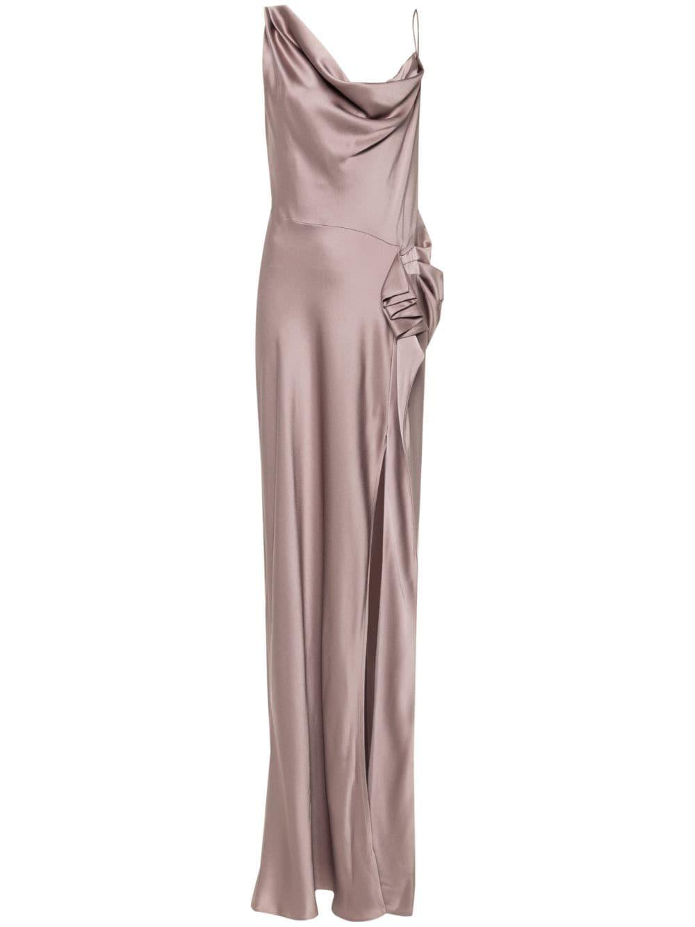 Slyp-on satin dress 011054 9067313 DRIES VAN NOTEN
